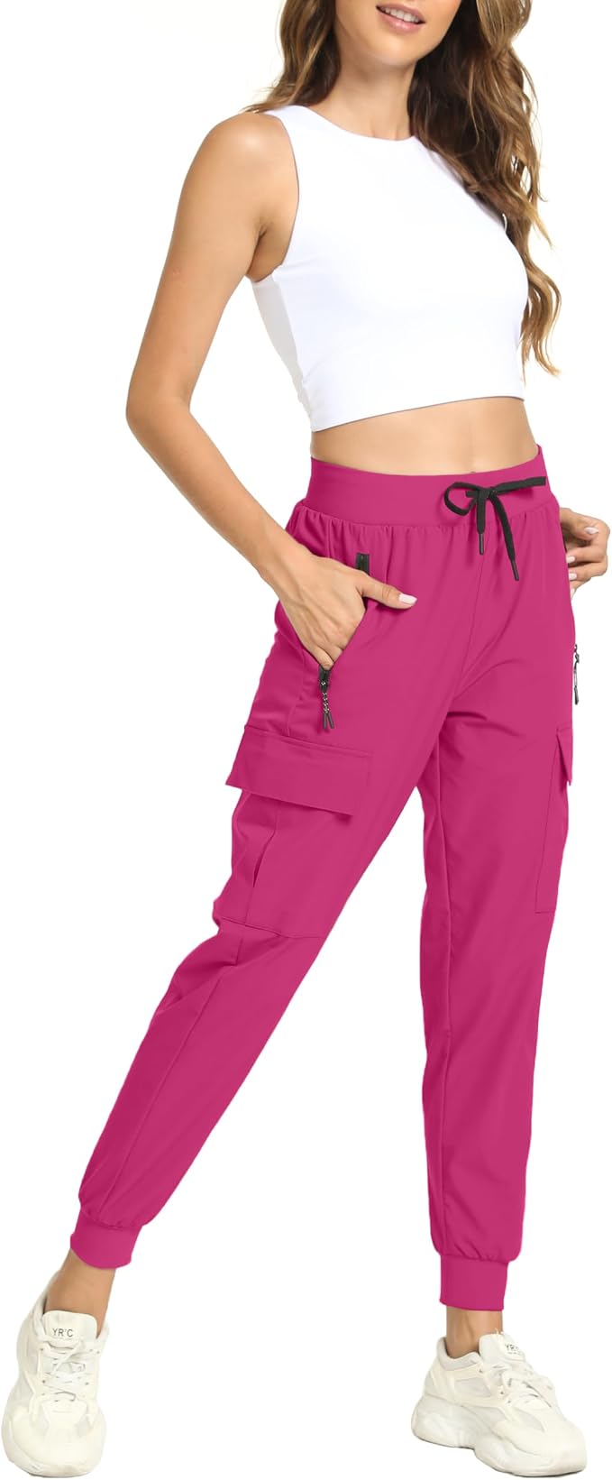 Women's Joggers Cargo Pants Lightweight Quick Dry Hiking Running Pants for Athletic Casual & Outdoor
