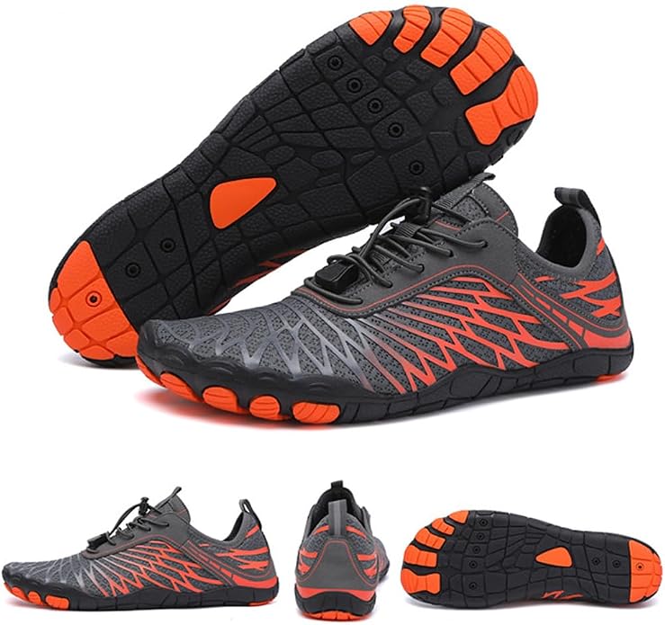 ELETON Barefoot Shoes Women Men Footwear, Wide Toe Box Hiking Zero Drop Non-Slip Quick-Dry River Boat Pool Beach Water Shoes, Lightweight Swimming Running Walking Sneakers Unisex