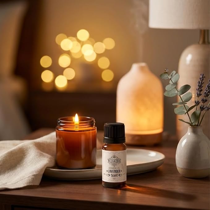 Ella & Iris Home Lavender Essential Oil 40/42, 10ml – Aromatherapy Diffuser Oil for Home, Massage, DIY Blends & Everyday Reset Moments