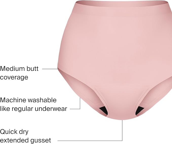 KNIX Super Leakproof High Rise Period Underwear for Women, Machine Washable, Reusable (1 Pack)