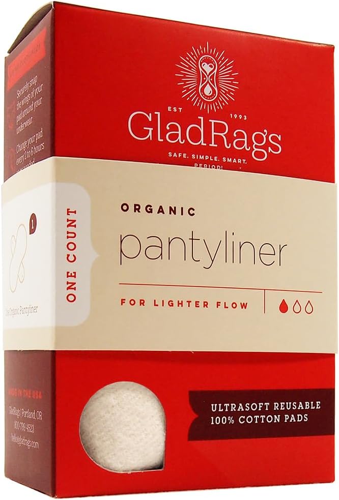 Glad Rags - Natural Organic Undyed Cotton Panty Liner
