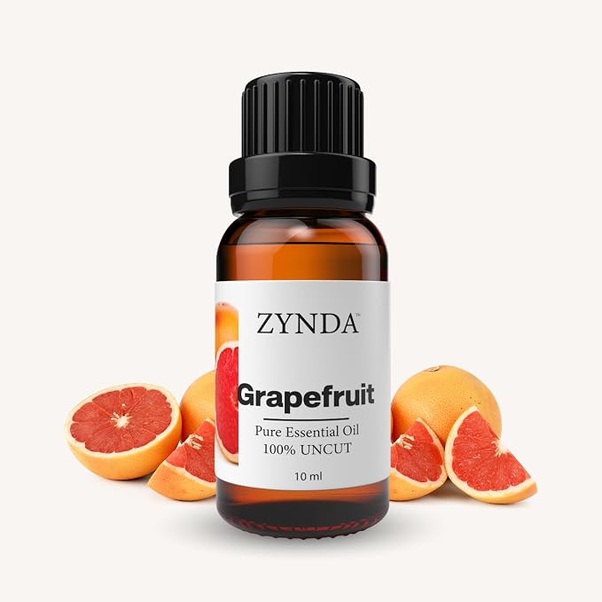 Grapefruit Essential Oil 100% Pure & Natural – Premium Aromatherapy Grade Grapefruit Oil for Skin, Hair Care, Diffuser & Wellness (10ml)