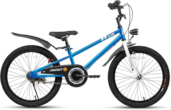 Glerc Fantacy Kids Bike, 12-20 Inch Children Bicycle for 2-13 Years Old Boys Girls, Kids Bicycle with Water Bottle Holder & Headlight & Training Wheels, Multiple Colors