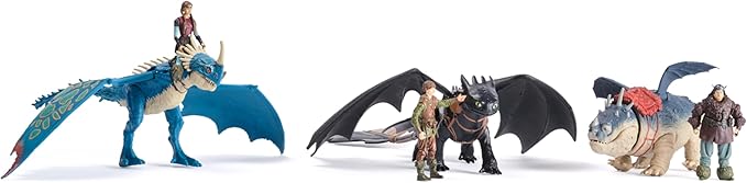 DreamWorks Dragons, How to Train Your Dragon, Gronckle & Fishlegs, Viking Duo Action Figures, Kids Toys for Boys Ages 4 and up
