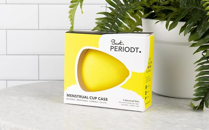 Best Periodt Menstrual Cup Case | Reusable Case for Period Cups | Alternative to Menstrual Cup Pouch, Easy to Clean & Dry, | Made in USA (Universal Size)