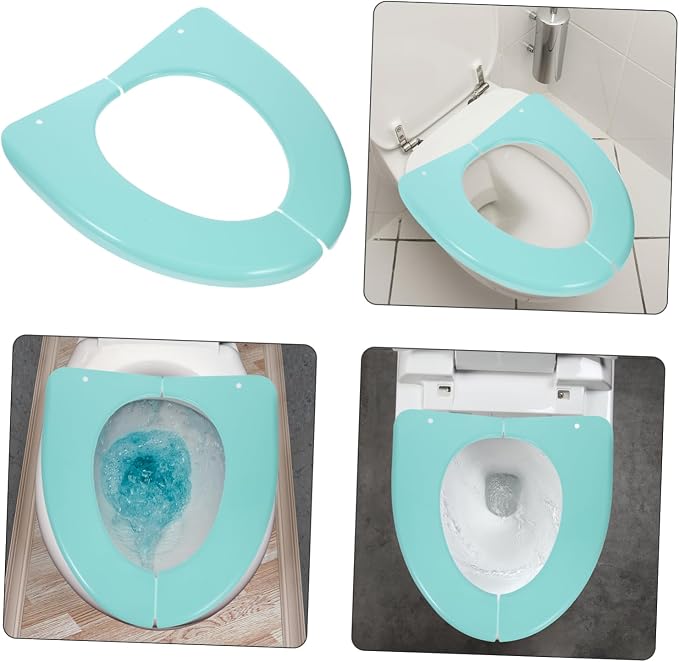 1pc Folding Potty Seat Cover for Potty Training Portable Toilet Training Seat Plastic Cushion for Home Travel Use