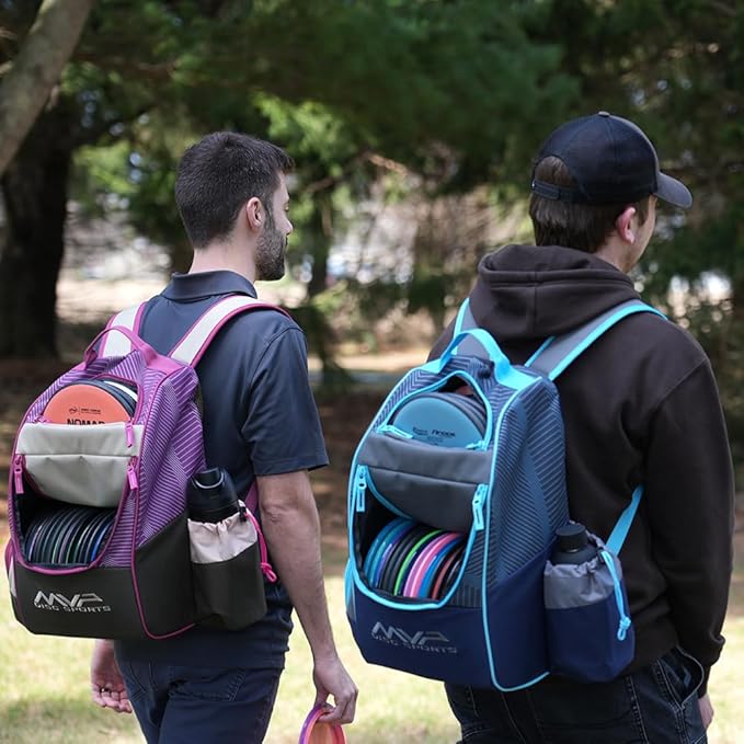 MVP Disc Sports Shuttle Disc Golf Backpack Bag (Choose Your Style and Color)