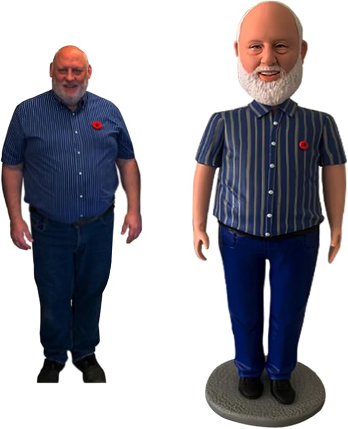 Custom Bobblehead Action Figure, Personalized Full Body Figurine