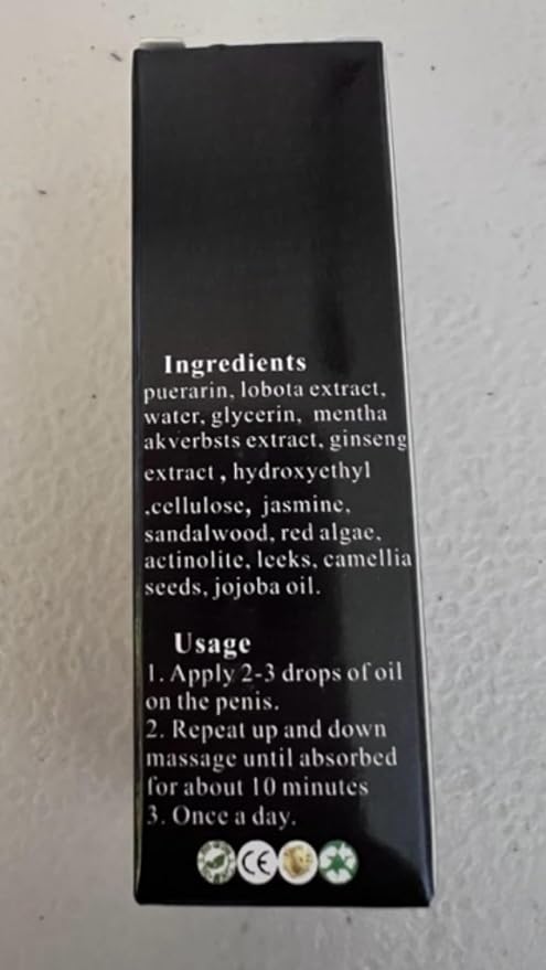 XXXL Man Extra Power Strength Massage Essential Oil 0.34 FL OZ (TGR)