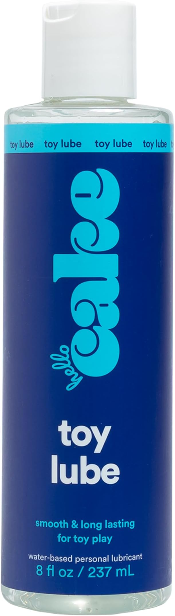 Hello Cake Toy Lube, Thick Water-Based Personal Lubricant for Use with Adult Toys, Non-Drip Jelly Lube for Men, Women, and Couples, 8 fl oz