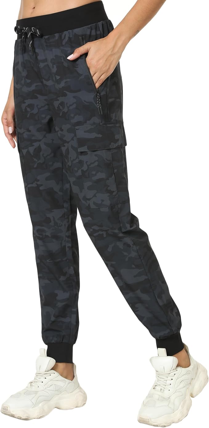 Women's Joggers Cargo Pants Lightweight Quick Dry Hiking Running Pants for Athletic Casual & Outdoor