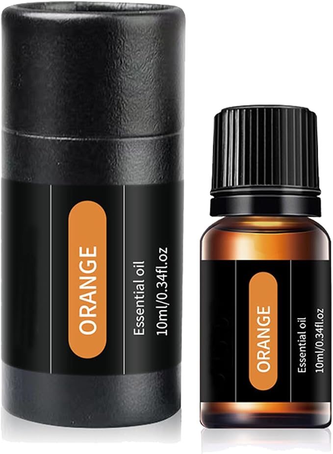 Essential Oils Set,Top 5 Blends for Diffusers, Candle Making Scents, Home Products, Fragrance, Aromatherapy, Humidifiers, Gifts(Orange)