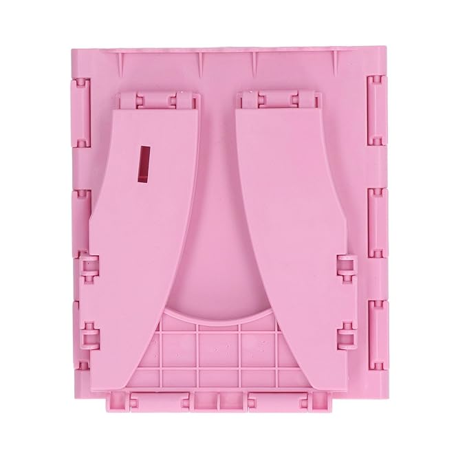 Toddler Potty, Foldable Portable Potty with PP Material, Lightweight Travel with Cleaning Bag and Storage Bag, Quick Setup Baby Toilet for Camping Car Trips Toddlers (Pink)