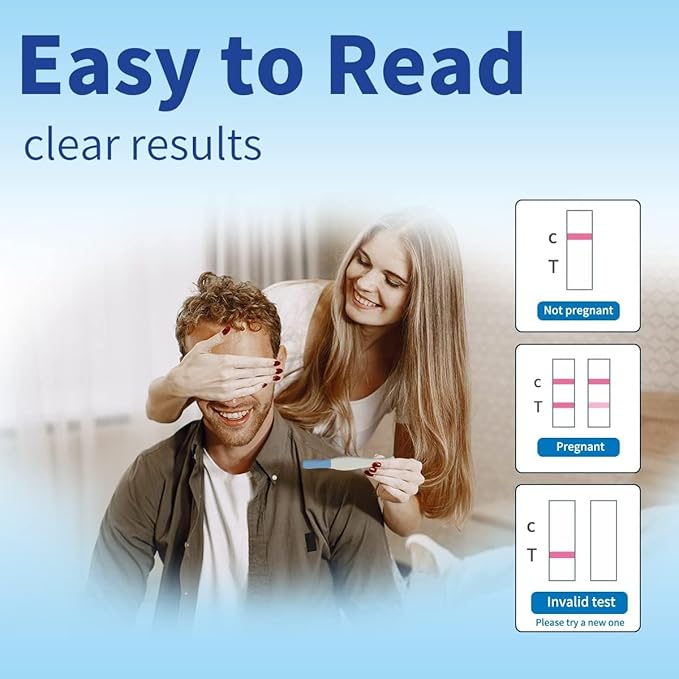 DAVID Pregnancy Test 3 hcg midstream & 3 Test Sticks