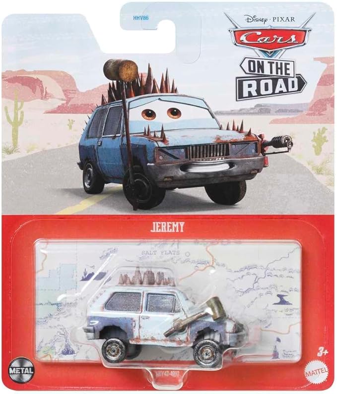 Disney Cars 2023 Mattel 1:55 Scale Diecast Metal Cars On The Road Series Road Rumbler Jeremy