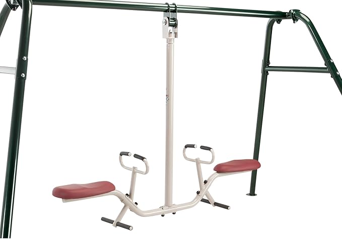 Indoor & Outdoor Playground Equipment Teeter Totters, 360 Spinning Seesaw, Swing Set for Children Exercises Age 3-12