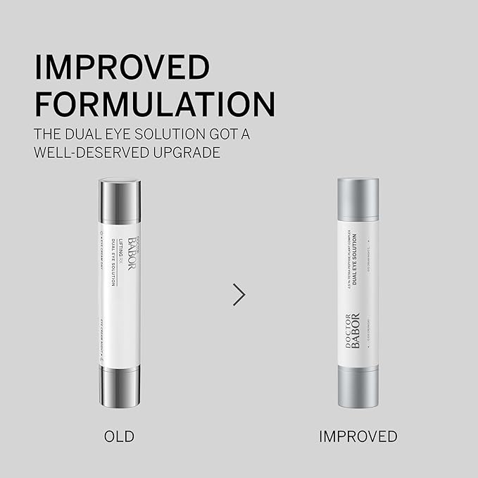 BABOR DOCTOR Lifting Dual Eye Solution, Morning & Night Eye Cream, Day Boost Complex Smooths & Firms, Night Recharge Complex Reduces Dark Circles & Under-Eye Bags, Target Crow's Feet & Wrinkles