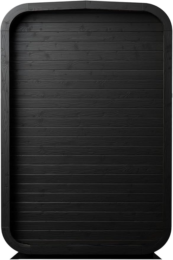 Outdoor Cube Sauna Rooms,2person Canadian Cedar Steam Saunas,54x56x80 H Panoramic Large Space,4.5KW Electric Stove Durable,Easy to Install