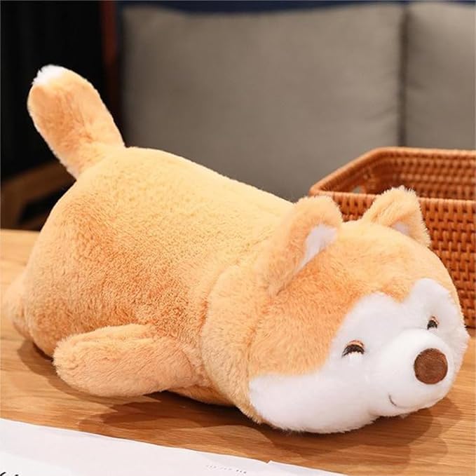 Soft Plush Corgi Dog Toy Stuffed Animal, Shiba Inu Plush Pillow, Gift for Kids and Girls (40cm/15.7in)