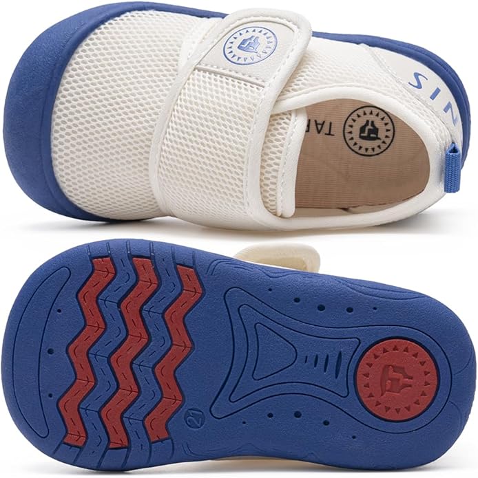 Toddler Shoes Boys Girls Non-Slip Infant Sneaker Rubber Sole Baby Crib First Walker Shoes