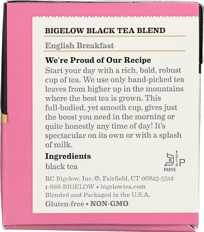 Bigelow Tea, 20 Bags - English Breakfast (3 Pack)