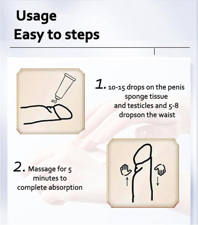 Men Massage Oil for Sex,Male Enlargement Oil, Increase Bigger,Men Energy for Care Delay Performance Boost Strength (Blue Massage Essential Oil) 1 Pack 20 Gram Male Enlarger Oil