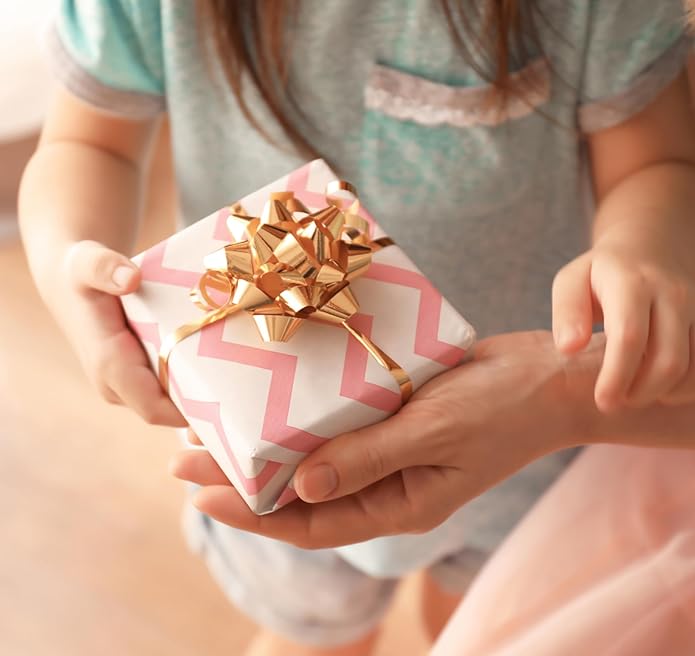 Valentines Day Gifts for Kids Girls - Unicorn Necklace for Girls with Initial Heart Pendant & Gift Box, 18K Gold Fashion Kids Jewelry, Colorful Heart Necklace for Birthdays & Costume Parties.