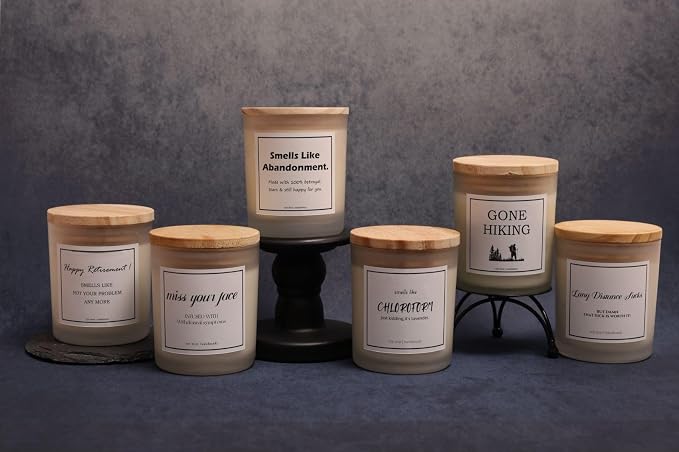 Best Friends Gifts for Women, Friendship Gifts for Women, Miss Your Face Lavender Candle for Bestie, Lavender Scented Candle, Natural Soy Wax & Natural Essential Oils