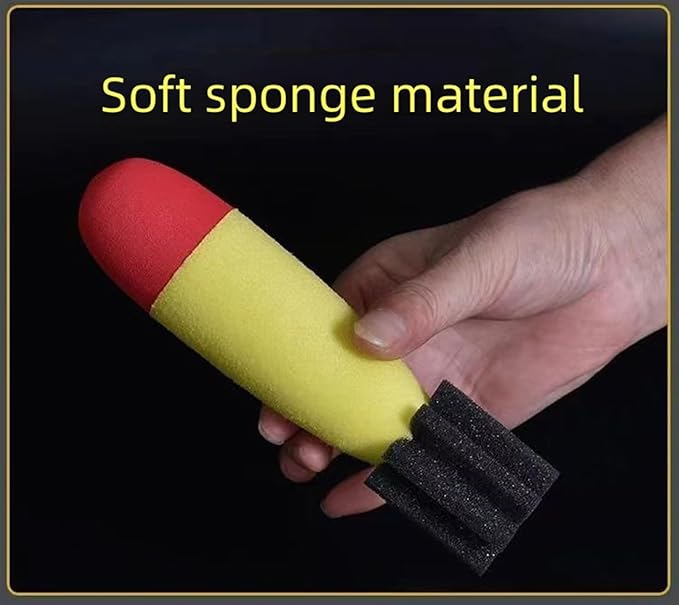Children's Mortar Plastic Toys, Boy Launcher Toys, Gifts for Children Over Three Years Old (Color : Yellow)