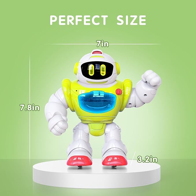 P&C Baby Walking Activity Remote Control Robot with Musical, Sounds, Light Interactive Early Learning Toddlers Toys for Birthday Gift