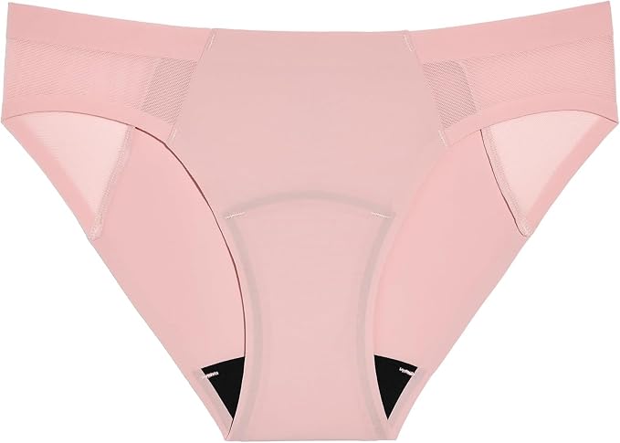 KNIX Women Leakproof Period Underwear Mesh Boyshort – Light Flow Protection, Absorbs 1–3 Regular Tampons