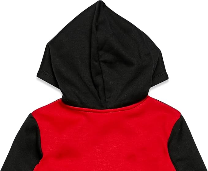 Marvel Avengers Spider-Man Fleece Half Zip Hoodie Toddler to Big Kid Sizes (2T - 18-20)