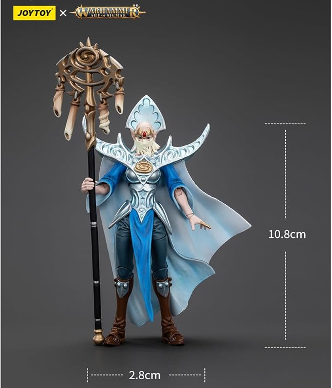 JOYTOY Warhammer 1/18 Action Figure Age of Sigmar Stormcast Eternals The Blacktalons Lorai, Child of The Abyss 4.25in Mecha Joy Toy Collection Model