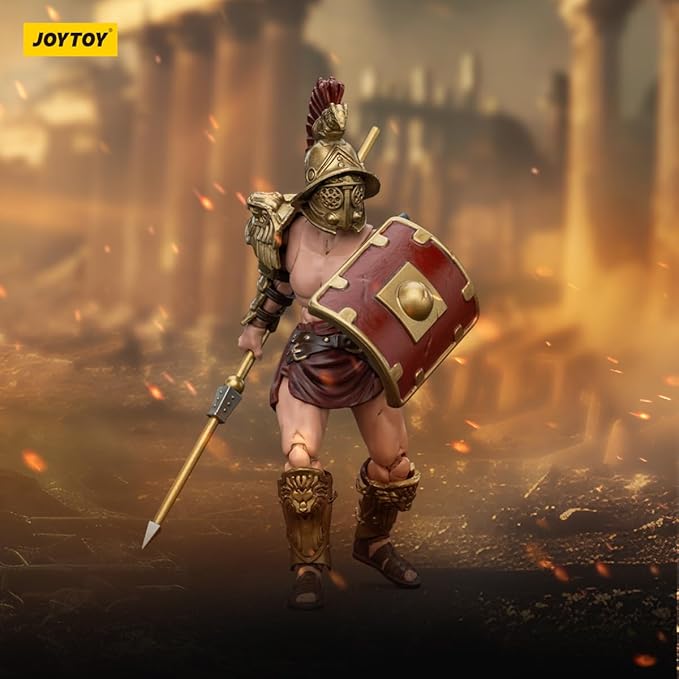 JOYTOY 1/18 Strife Roman Gladiator Thraex Gladiator Collector's Edition Action Figure-4.25in