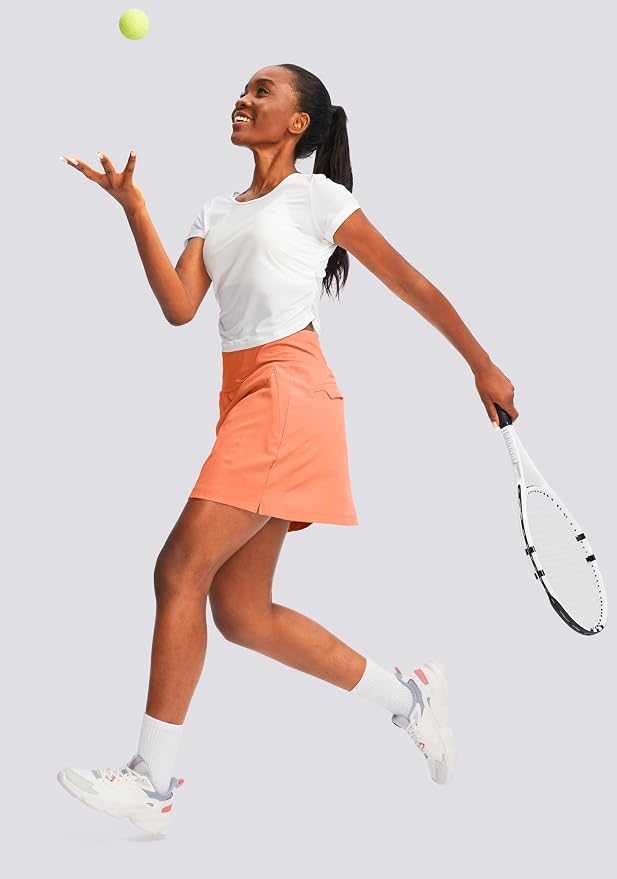 G Gradual Golf Skorts Skirts for Women with 5 Pockets Women's High Waisted Lightweight Athletic Skirt for Tennis Running