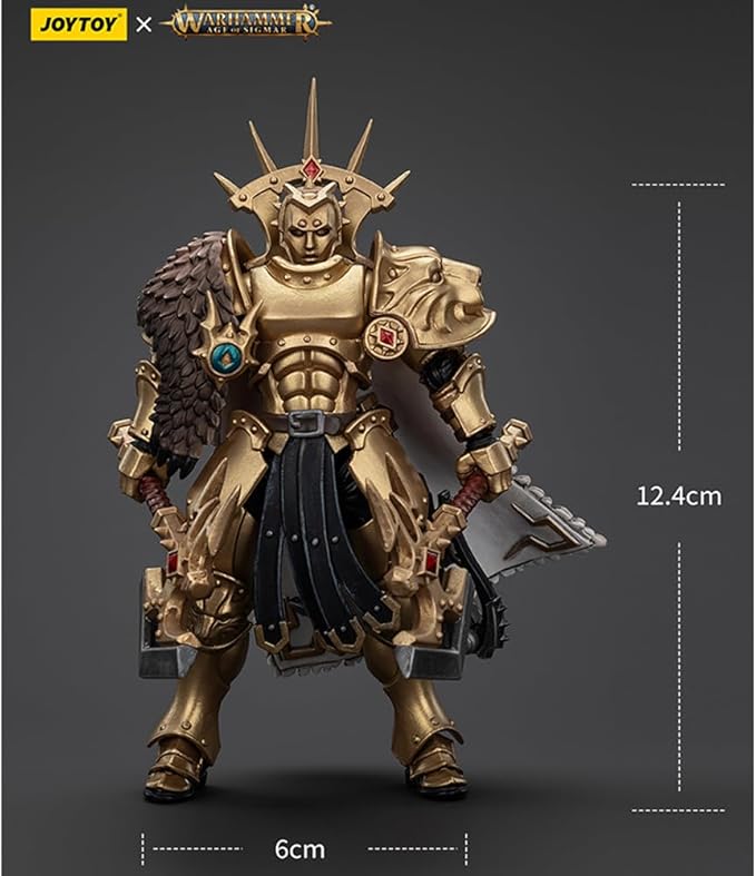 JOYTOY Warhammer 1/18 Action Figure Age of Sigmar Stormcast Eternals The Blacktalons Neave Blacktalon 4.9in Mecha Joy Toy Collection Model