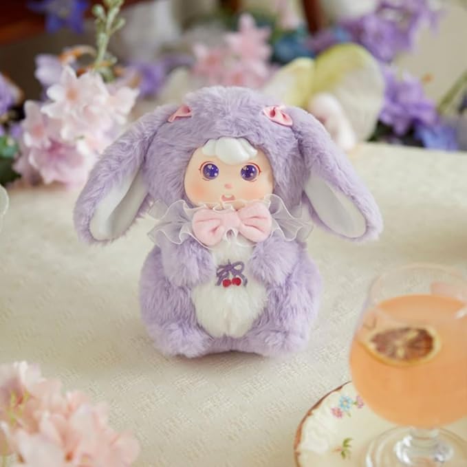 Sweetheart Tea Party Plush Blind Box, 7.8inch Mystery Box Figures 1PCS (1 of 7 Possible Styles) Cute Kawaii Collectible Surprise Gift Birthday Gifts