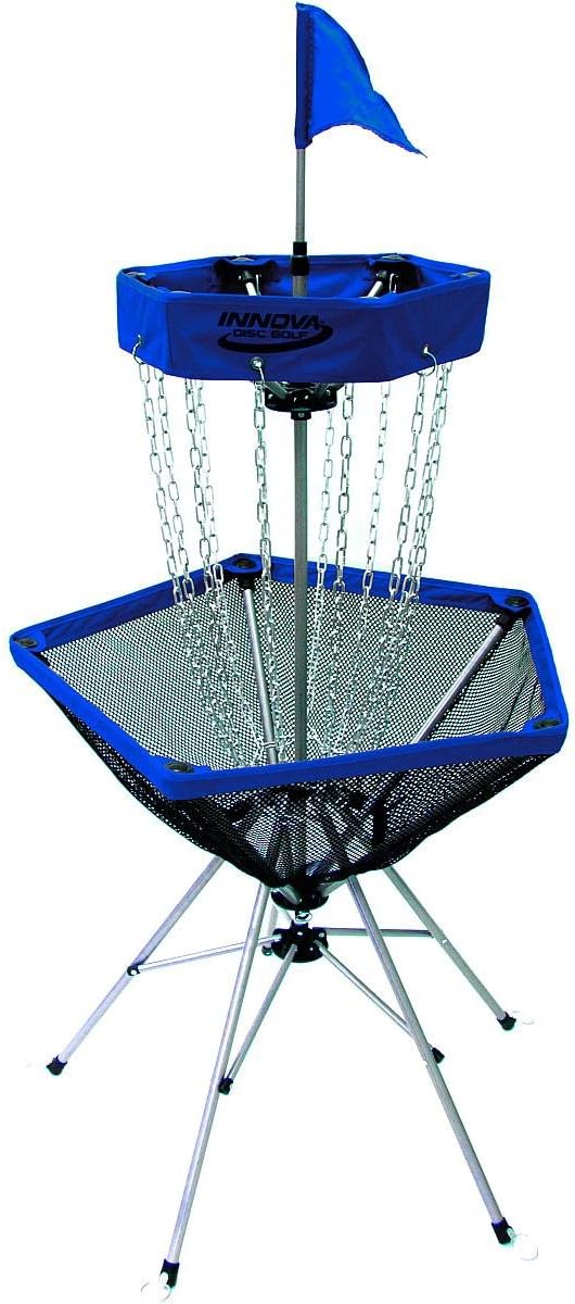 Innova DISCatcher Traveler Target – Portable, Lightweight Disc Golf Basket, Colors May Vary
