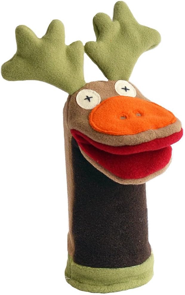 Cate and Levi Favorites Hand Puppets-Set of Three Includes Dog, Shark and Moose (100% USA Polar Fleece)