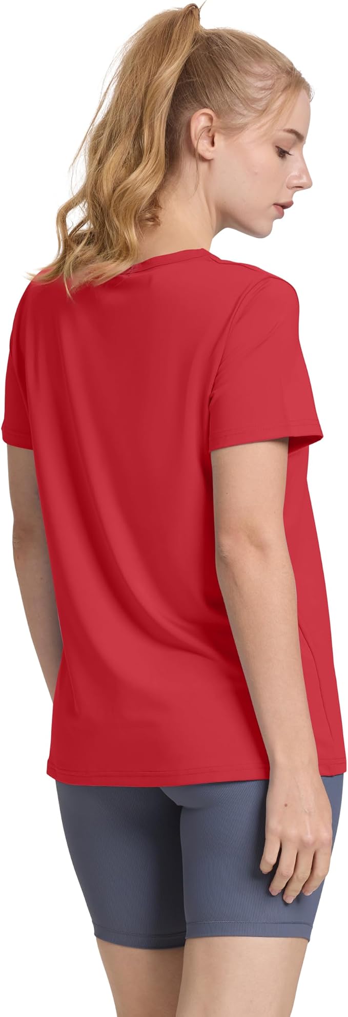 OFEEFAN Workout Tops for Women UPF 50+ Breathable Quick Dry Loose Fit T Shirt Outdoor Yoga Running Hiking Gym Tee Top