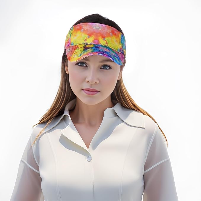 Marrywindix 1 Piece of Sport Wear Athletic Visor Sun Sports Visor Hat Visor Adjustable Cap for Women and Men