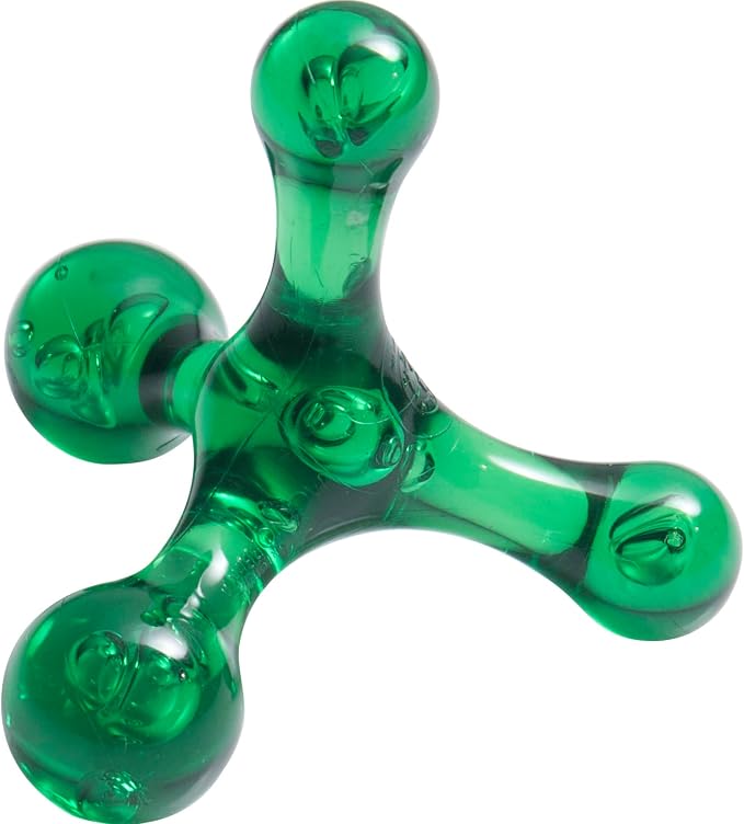 The Pressure Positive Co. Jacknobber II Handheld Massage Tool, Green | Deep Tissue Therapy of Foot, Calves, Back, Arms, Jaw, Neck, Self Care, Reflexology, Trigger Point & Myofascial Pressure