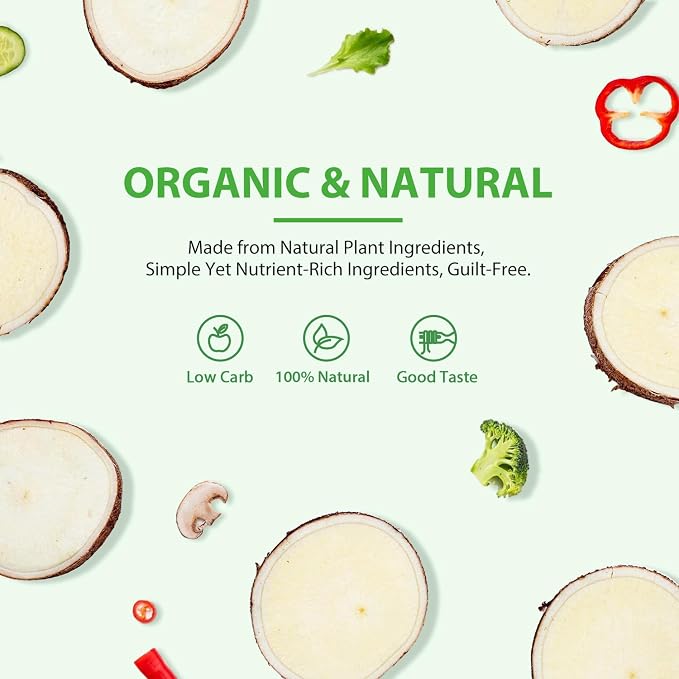 Soeos Organic Konjac Noodles, Angel Hair Pasta, 9.5 oz (270g)*6 Pack, Low Calorie, Low Carb, Keto and Paleo Friendly Shirataki Noodle, Gluten-Free, Fat Free, Sugar Free, Vegan