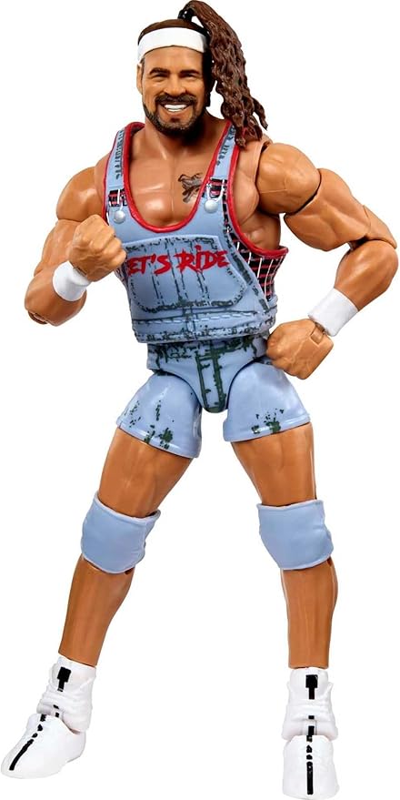 Mattel WWE Rick Boogs Elite Collection Action Figure, Deluxe Articulation & Life-like Detail with Iconic Accessories, 6-inch