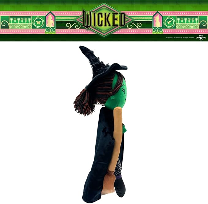 Wicked Movie Elphaba Witch Plush Cuddle Pillow, Super Soft & Cozy, (Officially Licensed Product) by Franco Collectibles