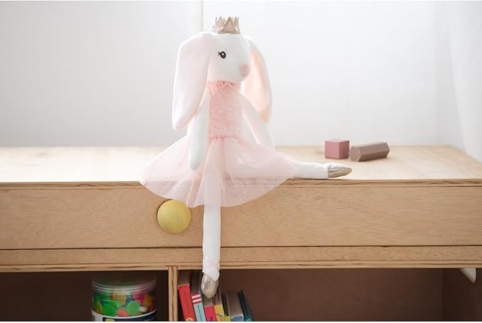 Bearington Collection Ballerina Stuffed Animal - Ballet Doll - Dance Recital Gifts for Girls - Bunny Brise - 16"