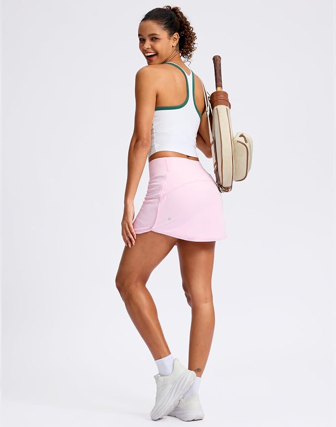 Skorts for Women with Pockets High Waisted Golf Skirts | Built-in Shorts, A Line, Athletic, Casual, Pickleball, Tennis Skirt