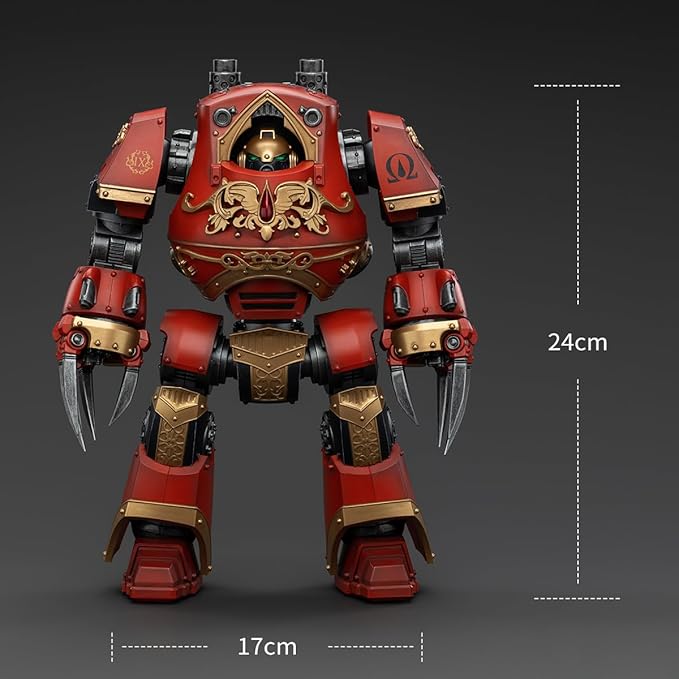JOYTOY Warhammer 40,000 1/18 Action Figure Blood Angels Contemptor-Incaendius Dreadnought Collection Model Birthday Gifts