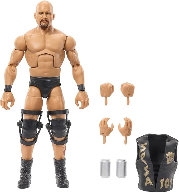 WWE Stone Cold Steve Austin Elite Greatest Hits 8 Toy Wrestling Action Figure
