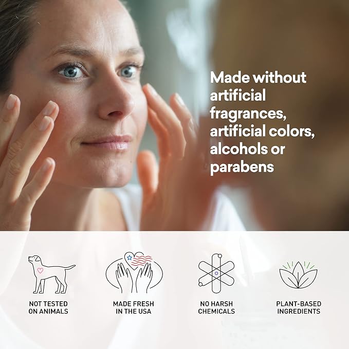 Just Nutritive Anti-Aging Eye Cream | Nutritive Ingredients | Under Eye Wrinkle Treatment | Crows Feet Eye Cream | Best Anti Aging Cream For Eyes 2oz